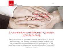 Tablet Screenshot of emramed.de